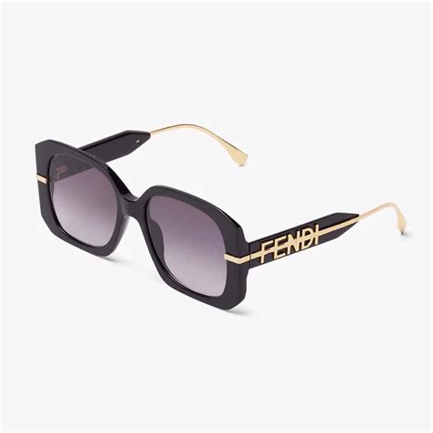 fendi black acetate sunglasses|fendi sunglasses wendy williams.